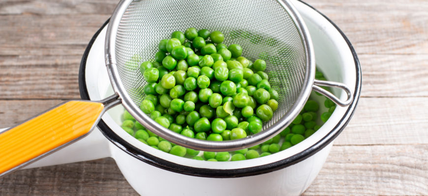 how long to boil peas